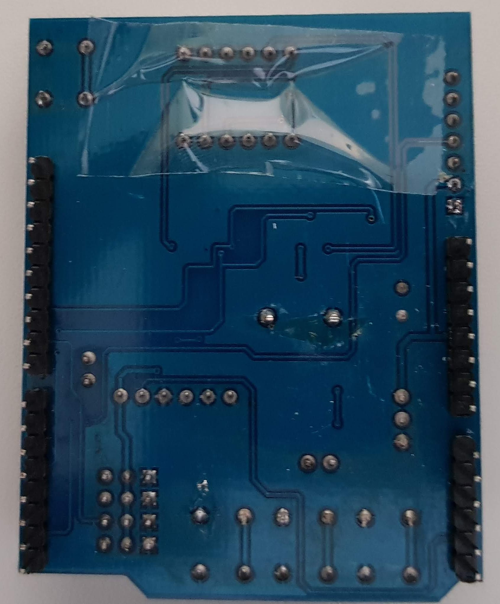 Arduino Multifunktions Zusatzplatine (Rückseite)