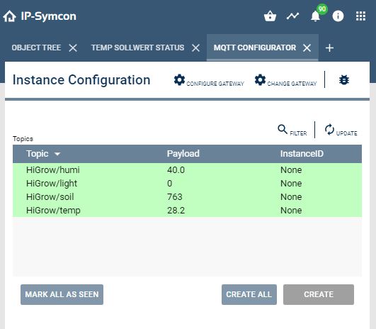 IP-Symcon MQTT Broker - Werte vom ESP Stock