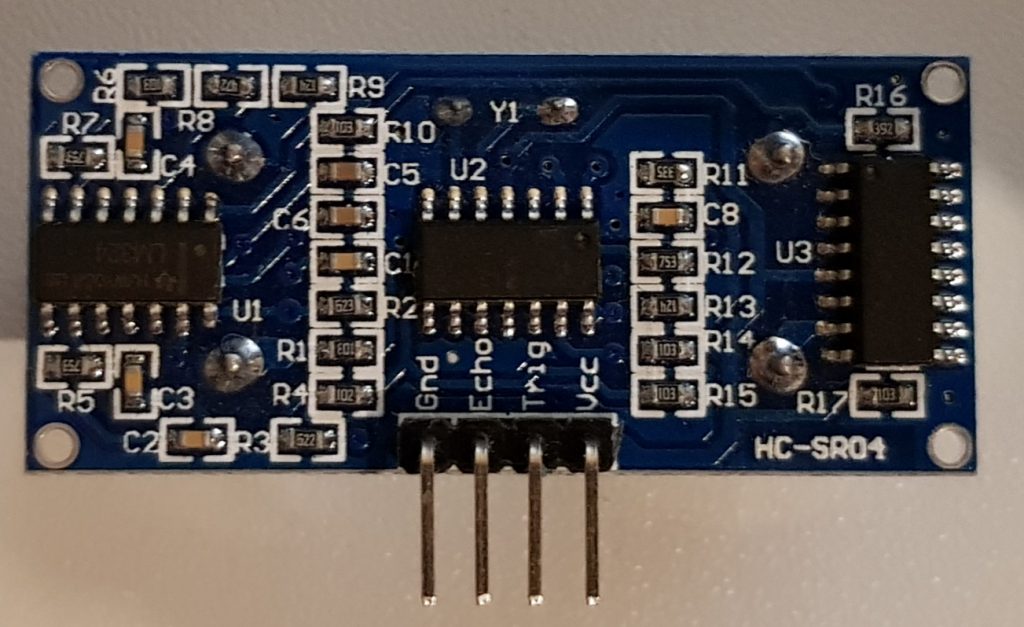 HC-SR04 von hinten