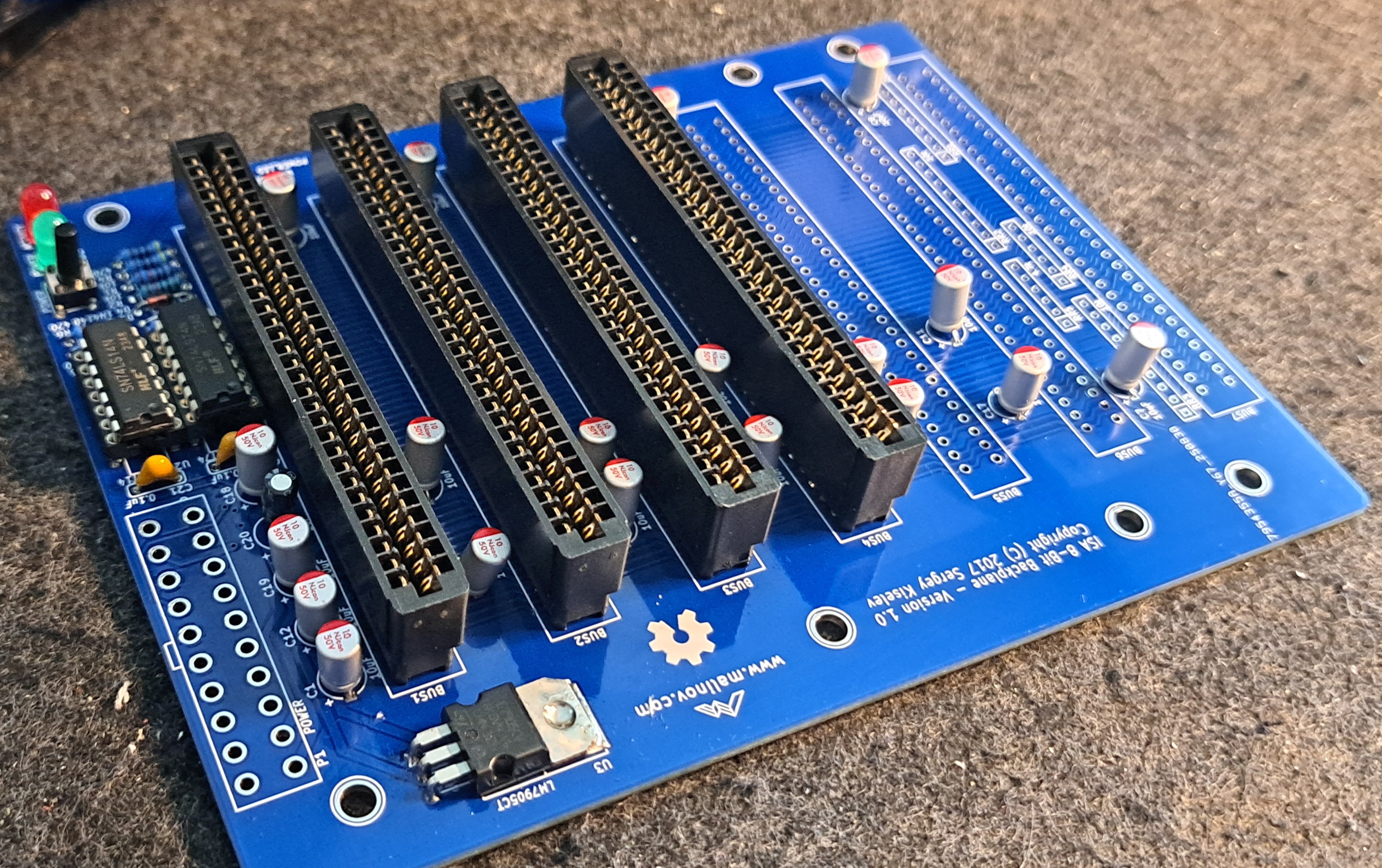 ISA Backplane - Perspektivisch