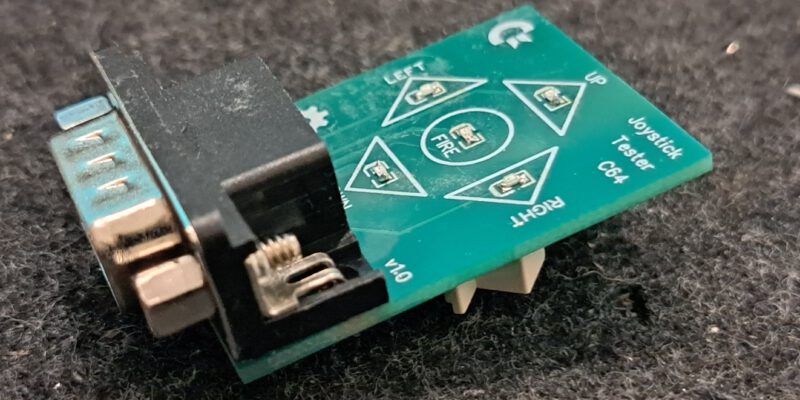 Sub-D 9 Joystick Tester - Perspectivisch