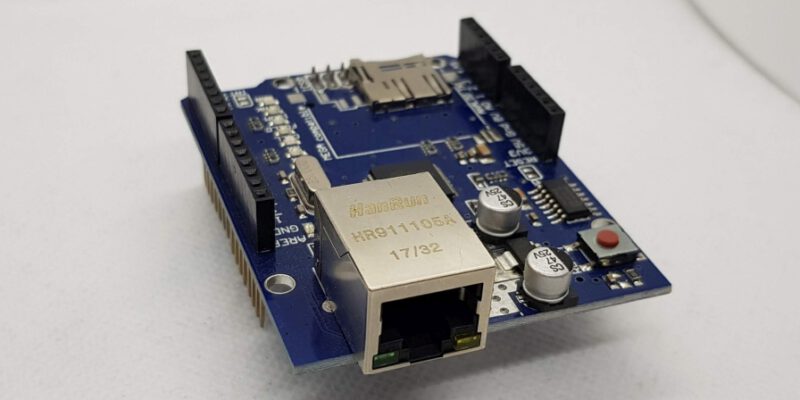 HR911105A Arduino Ethernet Shield - Perspektive