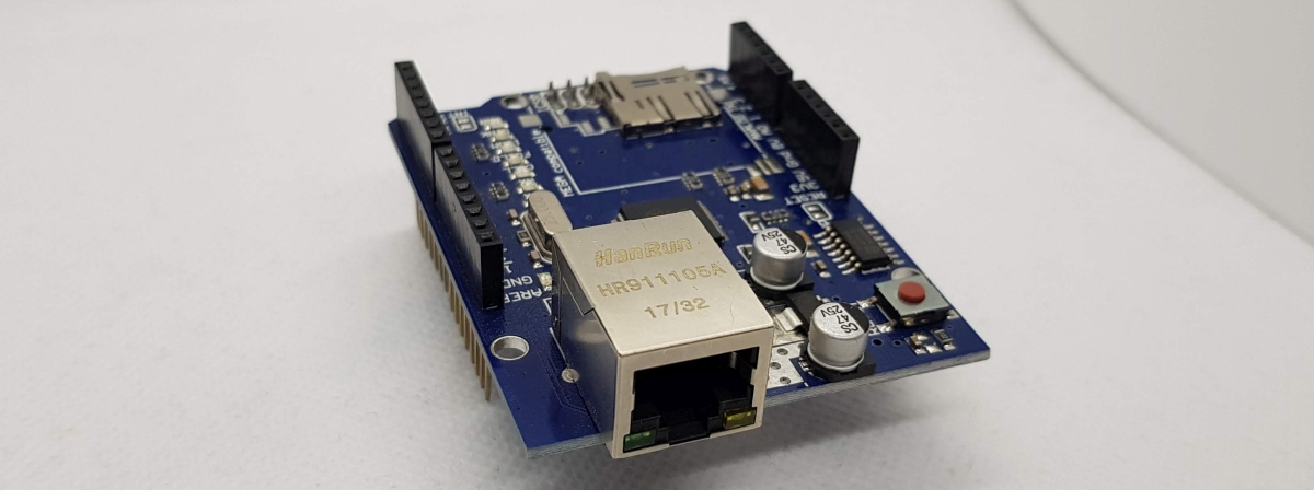 HR911105A Arduino Ethernet Shield - Perspektive