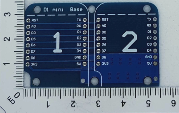 D1Mini DualBase - Front