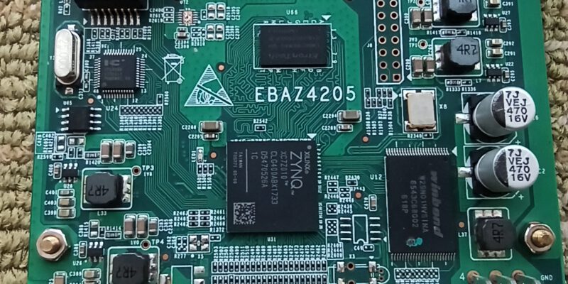 EBAZ4205 Zynq-7010 Board, Oberseite (Bild: xjtuecho, github.com/xjtuecho/EBAZ4205, MIT-Lizenz)