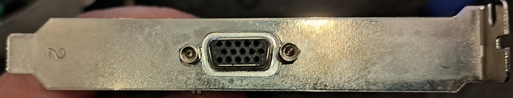 ECS VI-711A - Slotblech mit VGA-Buchse (DE-15)