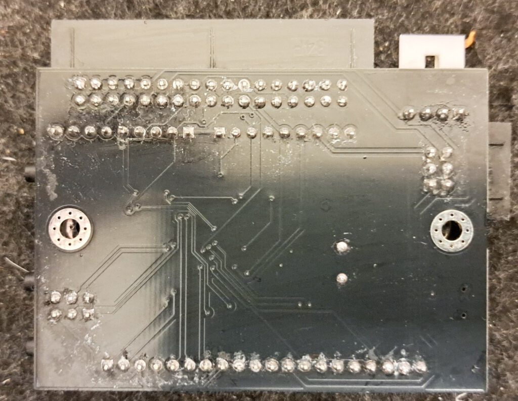 Mini Floppy Emulator - fertig aufgebaut, Unterseite