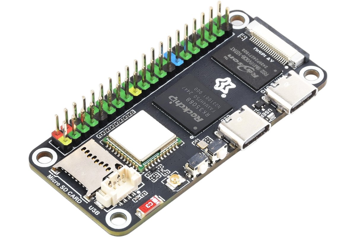 Luckfox Lyra Zero W mit RK3506B und WLAN-Modul im Pi-Zero-Format (Bild: Luckfox, luckfox.com)
