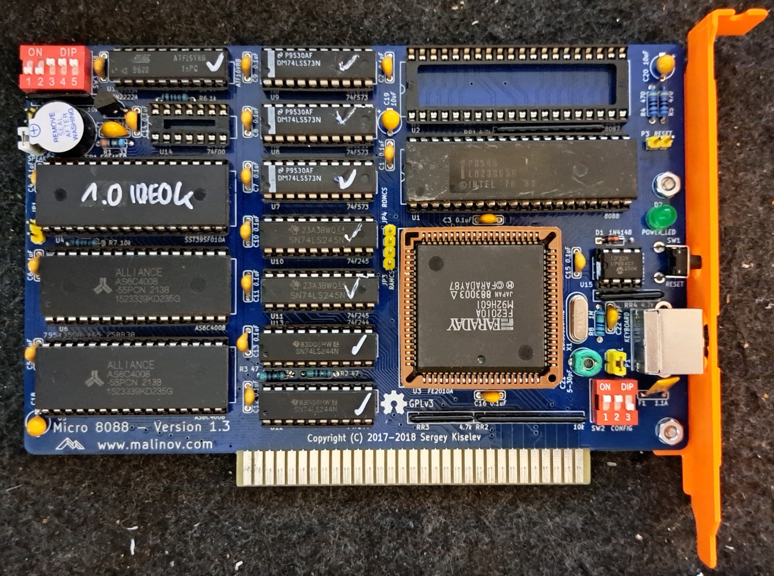 Micro 8088 - oben