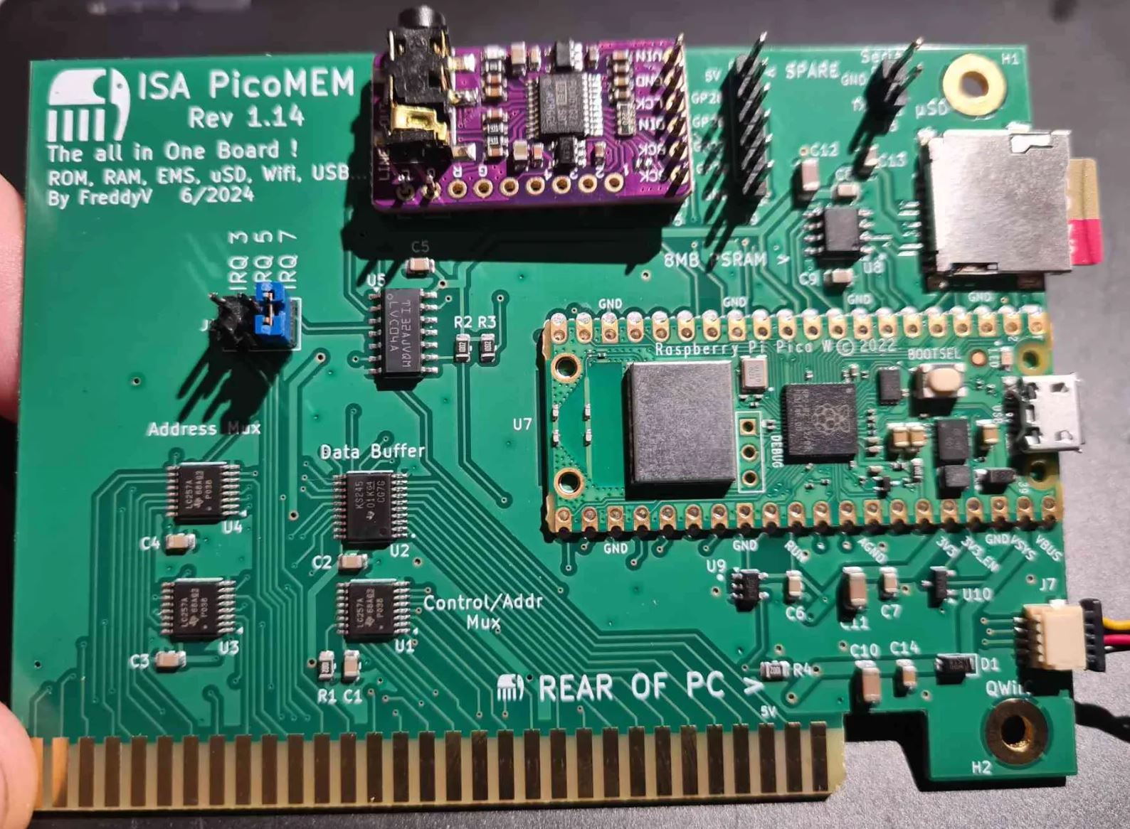 PicoMEM 1.14 (Bild: FreddyVRetro, GitHub)