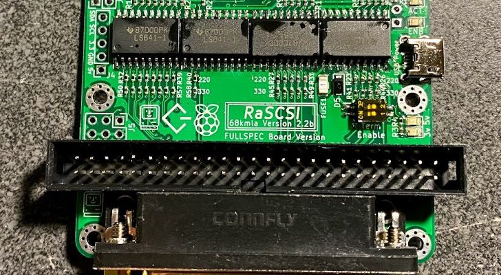PiSCSI-Platine für den Raspberry Pi (Bild: PiSCSI-Wiki, GitHub)