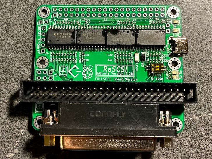 PiSCSI-Platine für den Raspberry Pi (Bild: PiSCSI-Wiki, GitHub)