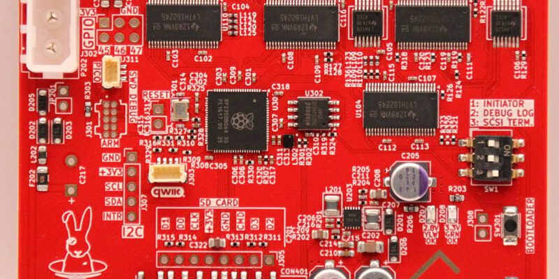 ZuluSCSI Wide Rev 2025d (Bild: Rabbit Hole Computing)